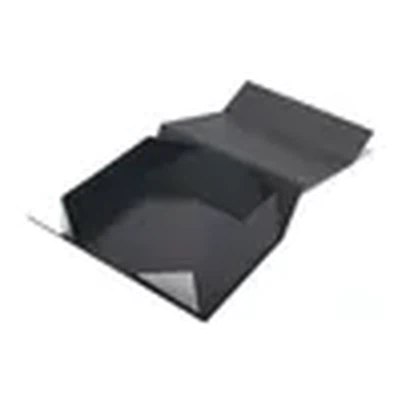 Logo Custom Premiwm A5 Cardbord Magnetig Blychau Du yn Plygu Blwch Rhodd Cyfanwerthol Gyda Chaead a Logo