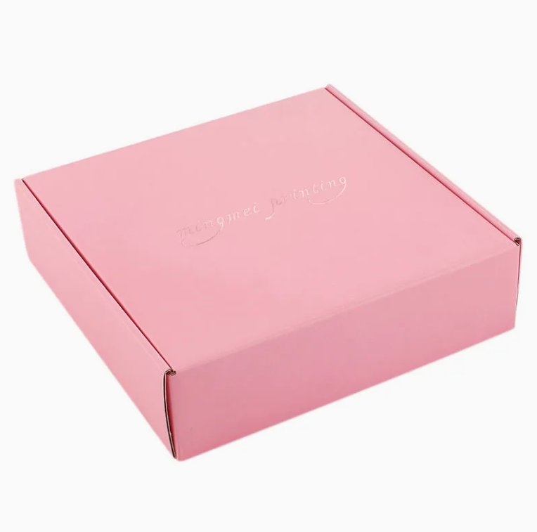 Custom Logo Eco Friendly Pink Cardboard Packaging Paper Airplane Corrugated Gift Shipping Boxes Mail Mailer Box