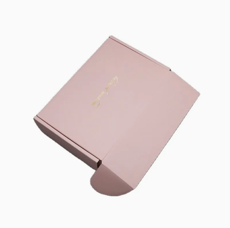 Custom Logo Eco Friendly Pink Cardboard Packaging Paper Airplane Corrugated Gift Shipping Boxes Mail Mailer Box