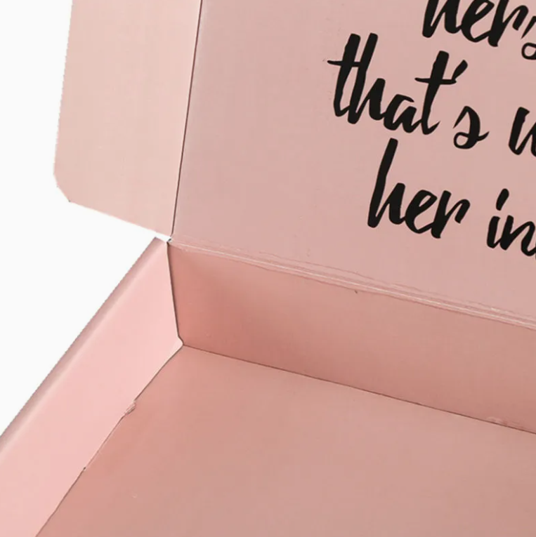 Custom Logo Eco Friendly Pink Cardboard Packaging Paper Airplane Corrugated Gift Shipping Boxes Mail Mailer Box